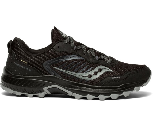 Tenis Saucony Excursion TR15 GTX Hombre Zapatillas Trail Running Negras / Shadow México MX-305-FH
